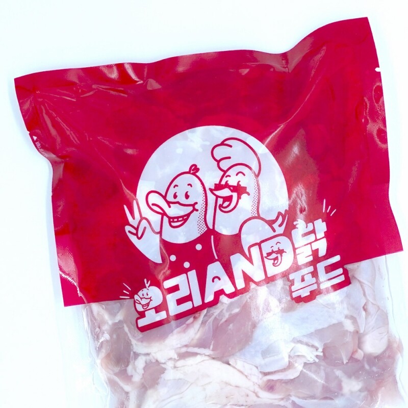 뉴랜드,1kg 닭다리살 국내산 뼈없는 순살 닭정육 냉동 (닭갈비 용)