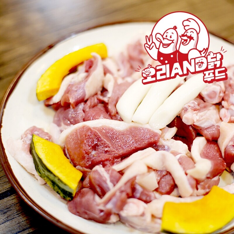 오리고기 생오리 로스 1kg 슬라이스 구이